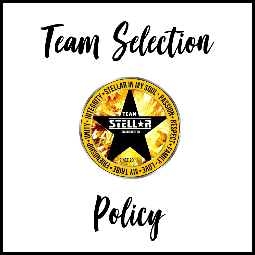 Team Stellar Team Selection Policy